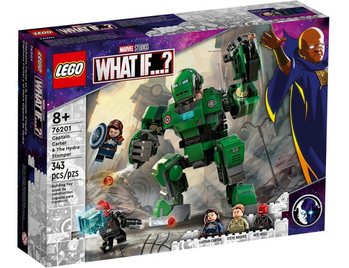 Lego® Marvel - Cap Carter Y El Meca Gigante De Hydra (76201) Cantidad de piezas 343