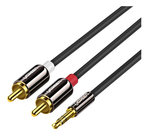 Cabo P2 Estéreo Macho Para 2 Rca Macho (5 Metros) Ugreen