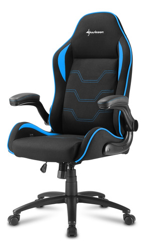 Silla Gamer Sharkoon Elbrus 1 Azul Regulable Soporta 120kg  (Reacondicionado)