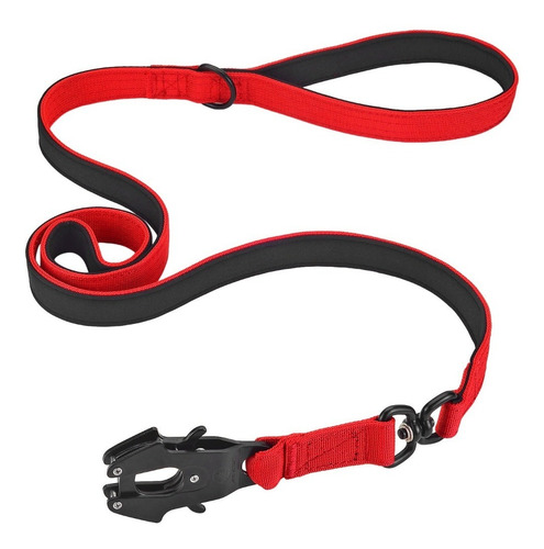 Correa Táctica Para Perro Nylon C/forro Acolchado 1.50 Mts 