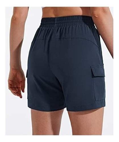 Shorts Cortos De Senderismo Tipo Cargo Para Mujer Talla 3xl