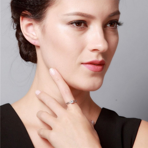 Imagen 3 de 8 de Anillos Compromiso Regalo Para Mama Esposa Mujer Novia Duo
