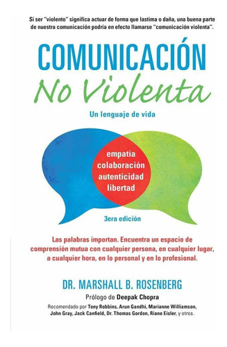 Libro Comunicación No Violenta: Un Lenguaje De Vida;nonvio