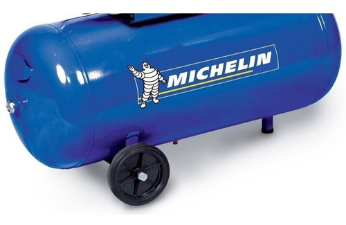 Compresor de aire eléctrico portátil Michelin MB50 50L 2hp 220V 50Hz azul