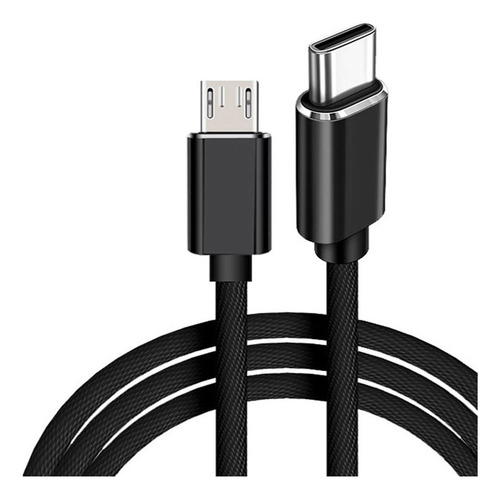Cable De Datos Carga Rápida Usb Tipo C A Micro Usb