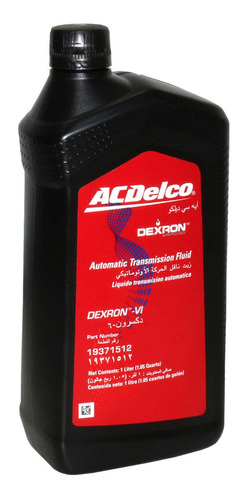 Aceite Transmision Aut Dexron Vi Cadillac Ats L4 2.0l 2013