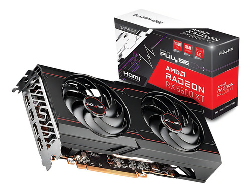 Placa De Video Amd Sapphire Pulse Radeon Rx 6600 Xt 8gb (Usado)