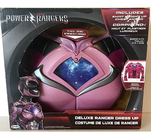 Power Rangers Deluxe Ranger Pink Dress Up Set.
