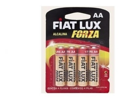 Pilha Peq. Alcalina C/4 (12 Un) Fiat Lux