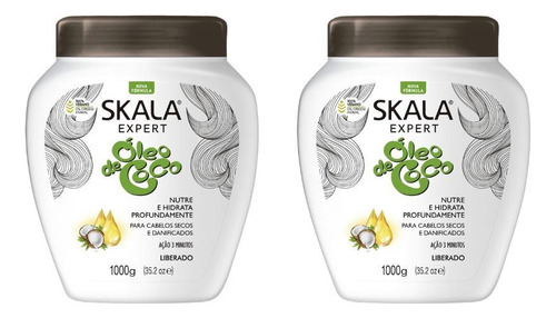 Creme Skala 1kg Oleo Coco-kit C/2un