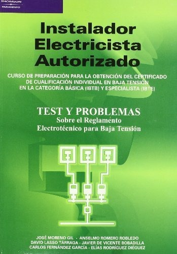 Libro Instalador Electricista Autorizado Test Parele0cf