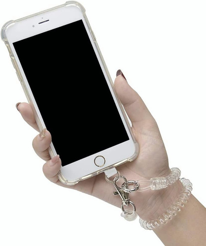 Correa Ajustable Para Celular Teléfono Con Gancho Blanco