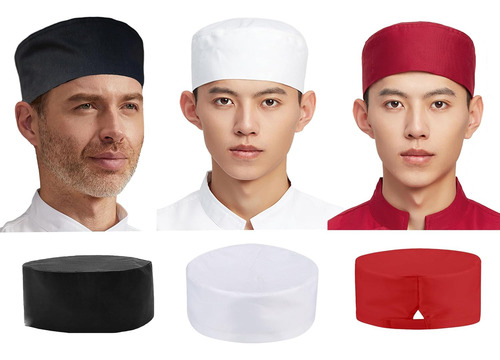 Sombrero De Chef Unisex Con Ventilación Ajustable