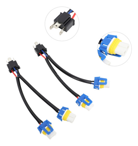 Adaptador Para Faros Delanteros H4 A 9005 9006, Cable De Con