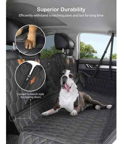 Imagen 2 de 7 de Funda Para Asiento De Carro 4 En 1 Para Perro Tipo Hamaca
