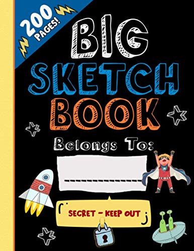 Book : A Big Sketch Pad For Kids The Bigger Expanded...