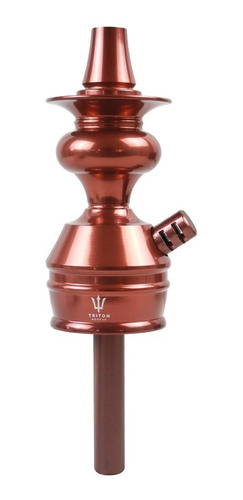 Imagem 2 de 5 de Stem Narguile Pequeno Triton Zip Hookah - Cor Bronze