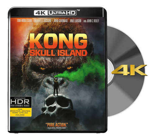 Blu Ray 4k Kong La Isla Calavera