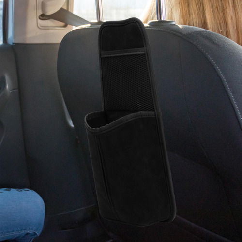 - Bolsa De Almacenamiento Colgante Lateral Del Asiento Negra
