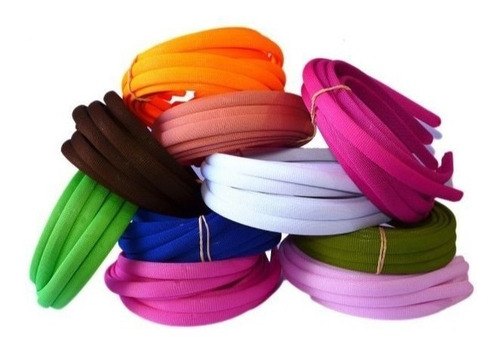 Imagen 1 de 5 de Tiara Forradas Variedad De Colores