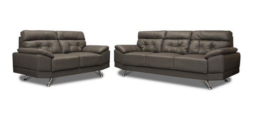 Sala De Piel 100% - Dublin - Sofa, Love - Conforto Mx