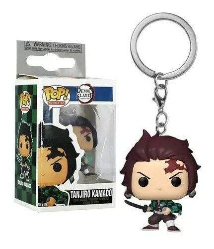 Llavero Funko Tanjiro Kamado Demon Slayer Keychain Pop!