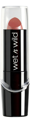 Batom Lápiz Labial Wet N Wild Silk Finish Acabado De Seda Cor 530d Dark Pink Frost