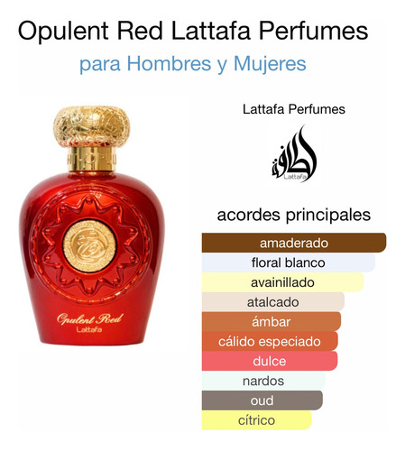Perfume Lattafa Opulent Red 100 Ml