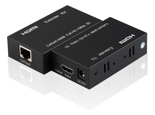 60m Extensor Hdmi Transmisor De Video Y Receptor Inalámbrico