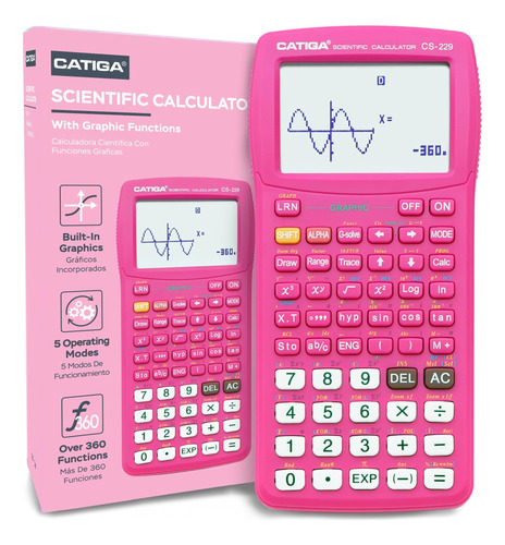 Calculadora Catiga Científica Grafica Rosa