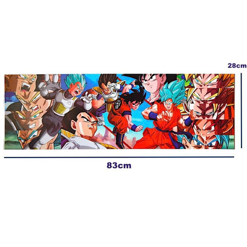 Dragon Ball Poster Largo Goku Sayayin Dios Vegeta Trunks