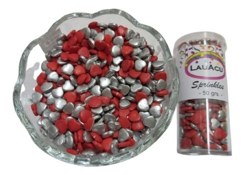 Imagen 1 de 3 de Sprinkles San Valentin - Rojo/negro Y Plata/rojo  / Lauacu