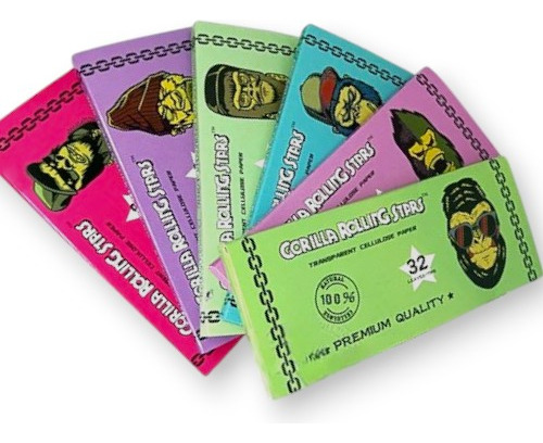 Combipack Gorilla Rolling Stars Celulosa - Display De 24