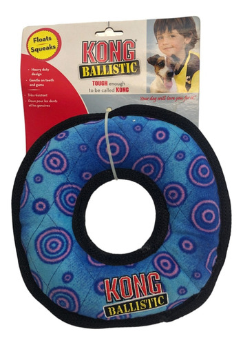 Juguete Para Perro Kong Ballistic Ring Gde. Para Arrastrar 