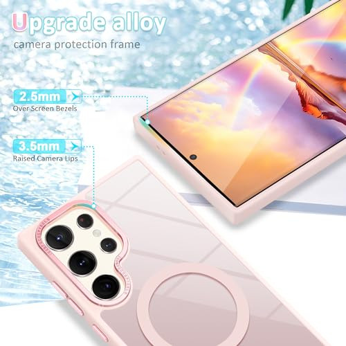 Funda Para Galaxy S24 Ultra Rosa Dorado Uso Rudo -3