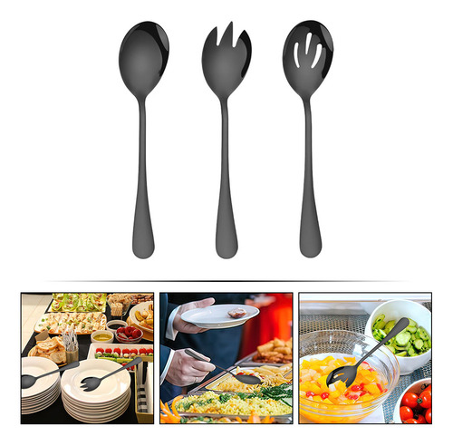 Cuchara Para Ensalada De Acero Inoxidable Spoons Scoops