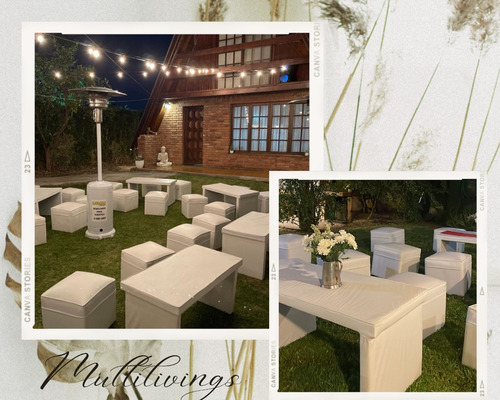 Alquiler De Livings - Puffs - Mesas - Butacones - (zona Sur)