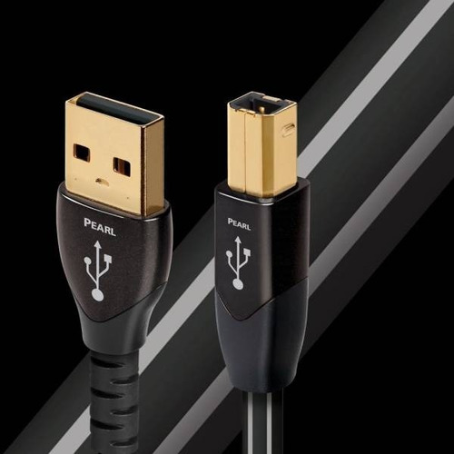 Cable Usb A-b 2.0 Pearl 1.5m Audioquest Color Negro