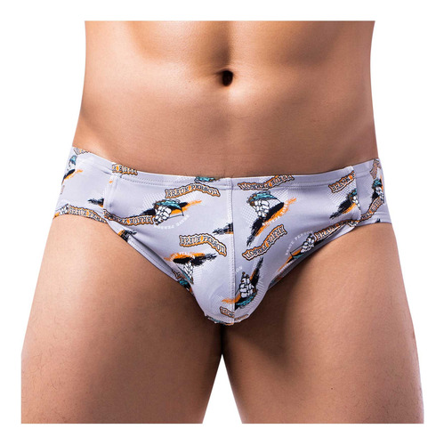 Bragas Transpirables De Cintura Baja Con Estampado Casual De