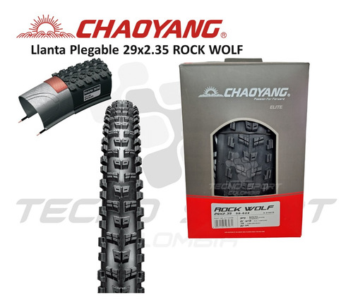 Llanta Bicicleta Chaoyang Rock Wolf Plegable 29 X 2.35