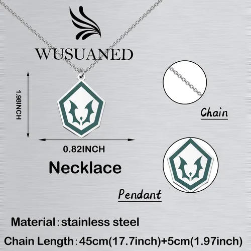 Wusuaned Collar Con Símbolo De La Horda De Dibujos Animados,