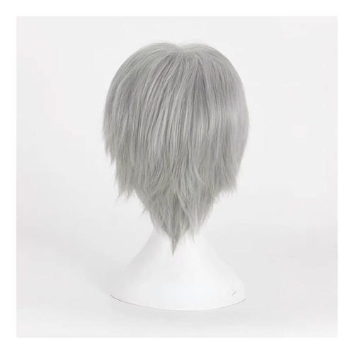 Game Devil May Cry 5 Peluca De Cosplay, Pelo Corto Gris