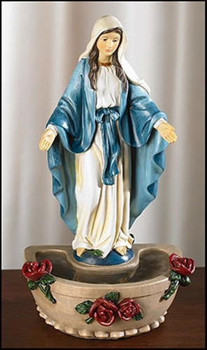 Nuestra Senora De Gracia Agua Bendita, 6 inch