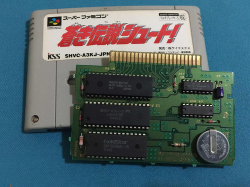 Aoki Densetsu Shoot Original Super Nintendo Famicom