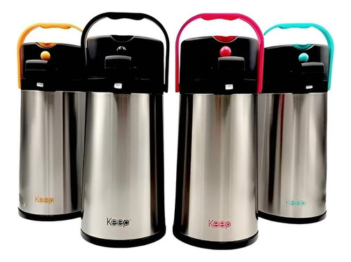 Termo Premium Acero Inoxidable Sifon Cafe Te 1.9l Metal Keep