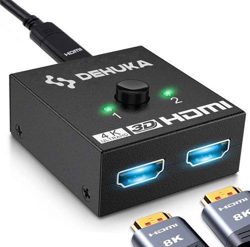 Dehuka Switch Splitter Hdmi Bidireccional 4k Full Hd Dehuka