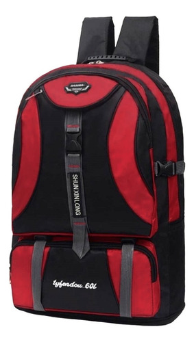 Mochila Deportiva Gym Viaje Escolar Back Pack Casual 1569gyk Color Rojo