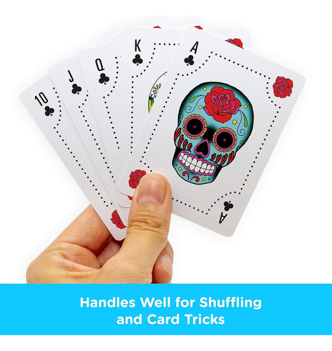 Juego De Cartas Aquarius Sugar Skulls, Con Tematica De Su...