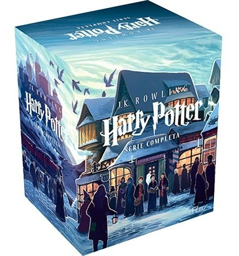 Imagem 1 de 2 de Livro Harry Potter Coleção Série Completa (box 7 Livros)