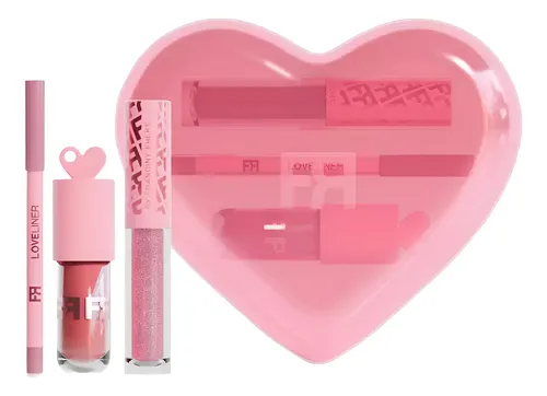 Kit Fran Love Kit Gloss Labial E Lápis Labial By Franciny